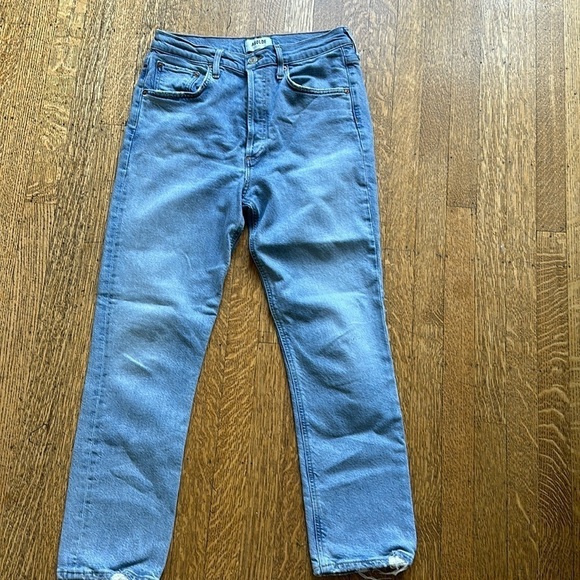 AGOLDE Riley High Rise Straight Crop Jean Size 27 in volt - Picture 4 of 13